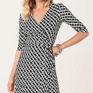 DVF wrap dress.